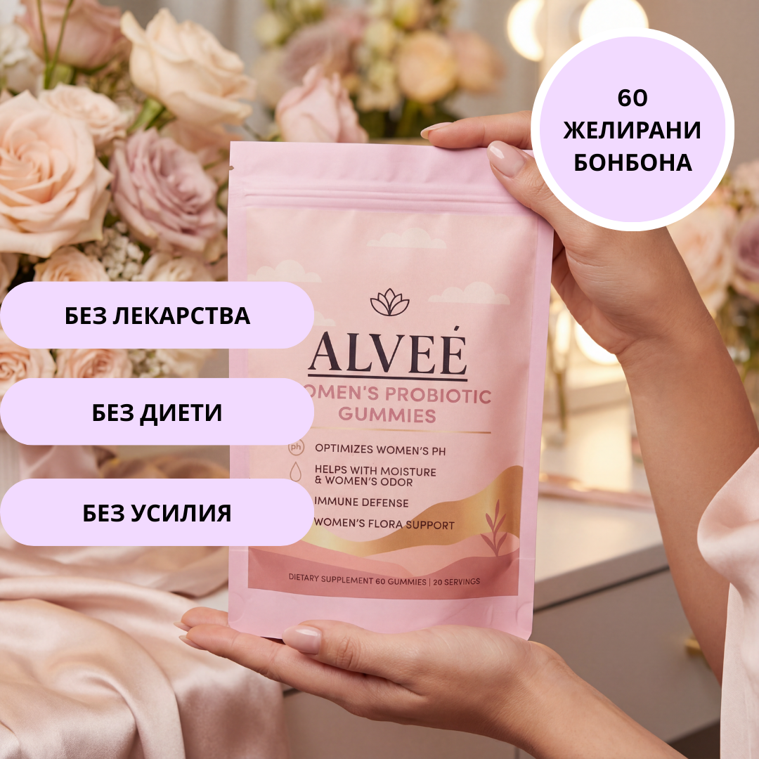 Alveé - Женски пробиотични желирани бонбони