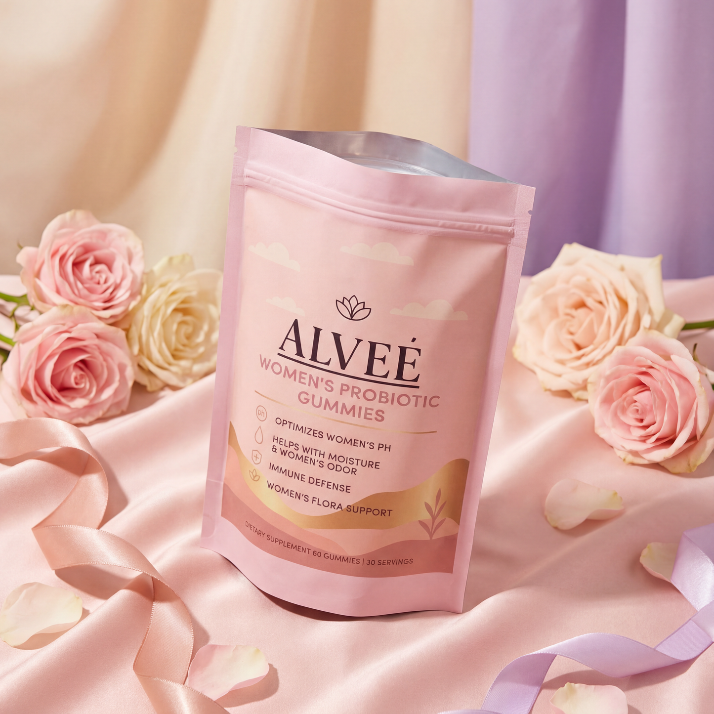 Alveé - Женски пробиотични желирани бонбони